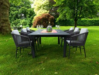 acamp Garten-Essgruppe Stapelstuhl Set Manhattan inkl. günstig online kaufen