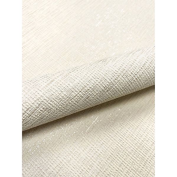 Newroom Vliestapete Milani Cream Uni Leicht Glänzend Uni FSC® günstig online kaufen