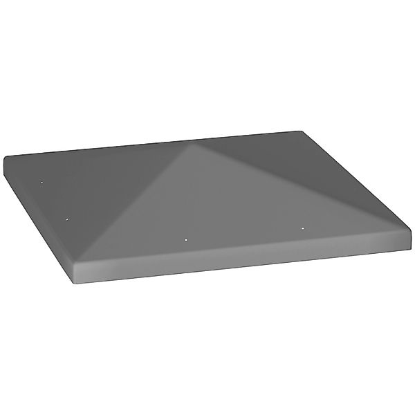 Outsunny Ersatz-Vordach Polyester Dunkelgrau 298L x 298B cm günstig online kaufen