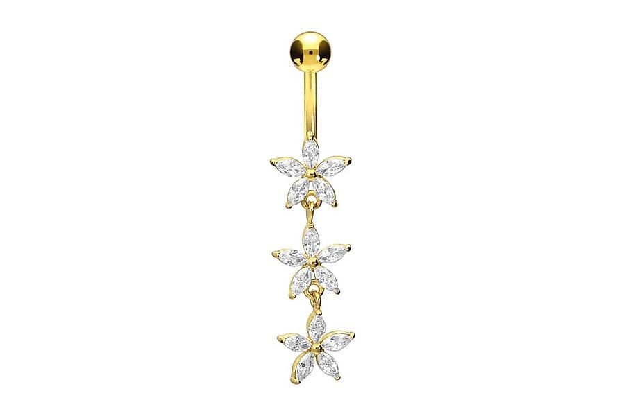 PIERCINGLINE Bauchnabelpiercing Chirurgenstahl Bananabell 3 KLEINE günstig online kaufen