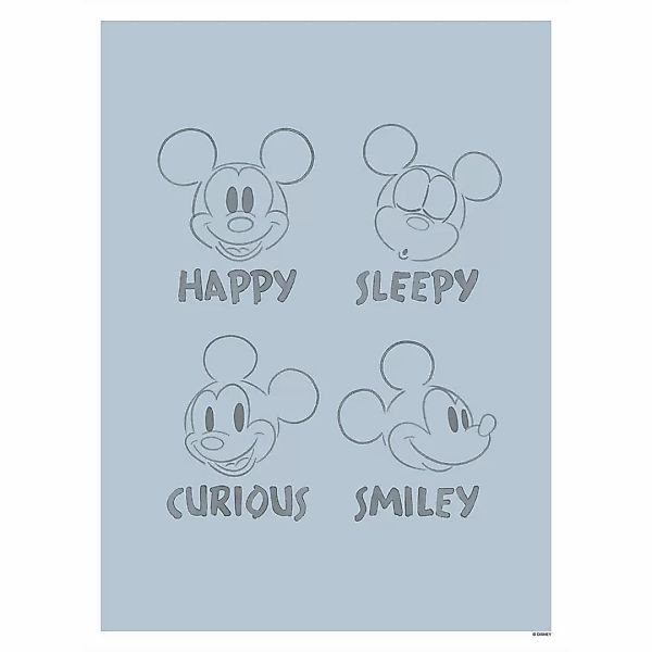 Komar Poster Mickey Blue Emotions günstig online kaufen