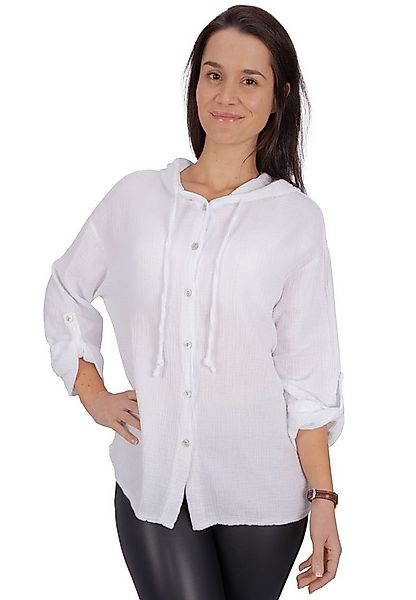 Seasons of April Hemdbluse Musselin Camila Oversized 100% Baumwolle Musseli günstig online kaufen