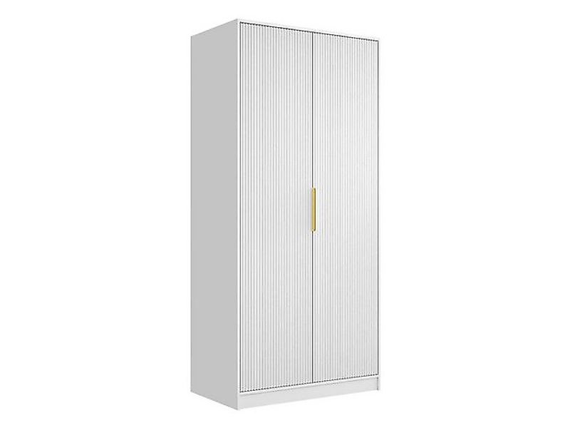 MIRJAN24 Kleiderschrank Tireno 2D (mit zwei Drehtüren) Kleiderstange, 102x6 günstig online kaufen