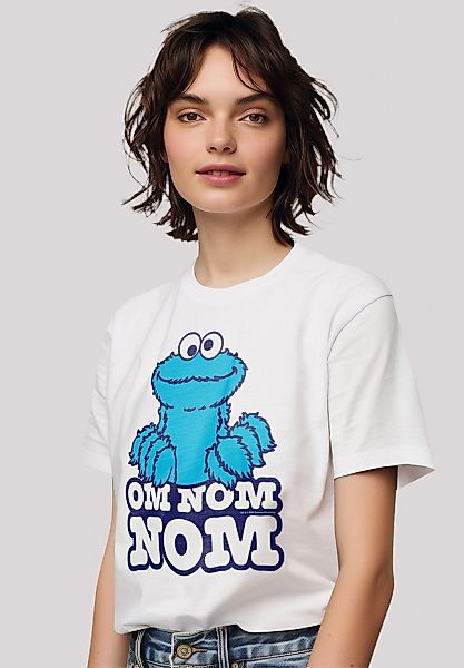 F4NT4STIC T-Shirt "Sesamstraße Cookie Monster Nom Nom", Premium Qualität günstig online kaufen