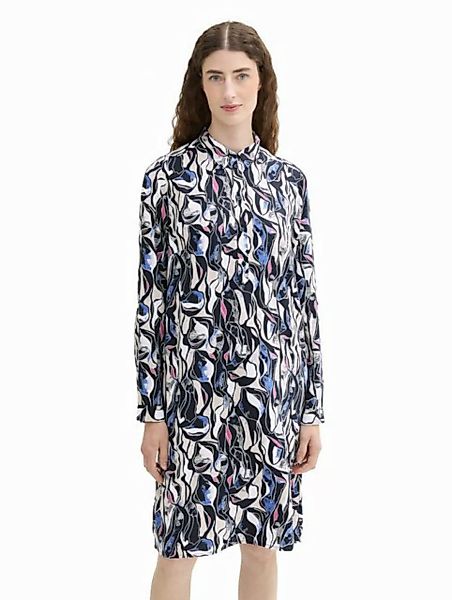 TOM TAILOR Blusenkleid mit Allover-Print günstig online kaufen