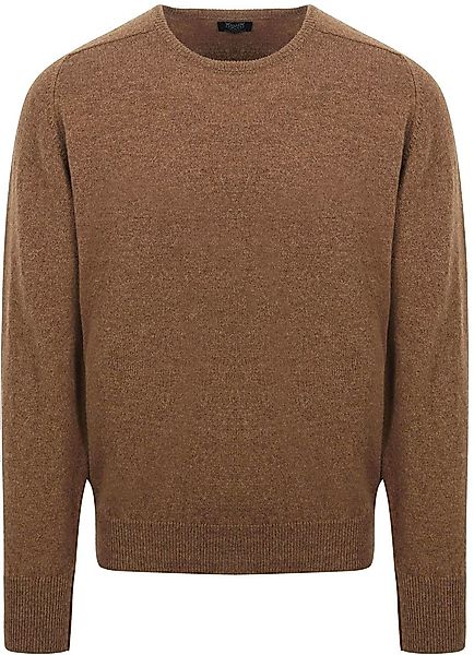William Lockie Pullover Lammwolle Driftwood - Größe XXL günstig online kaufen
