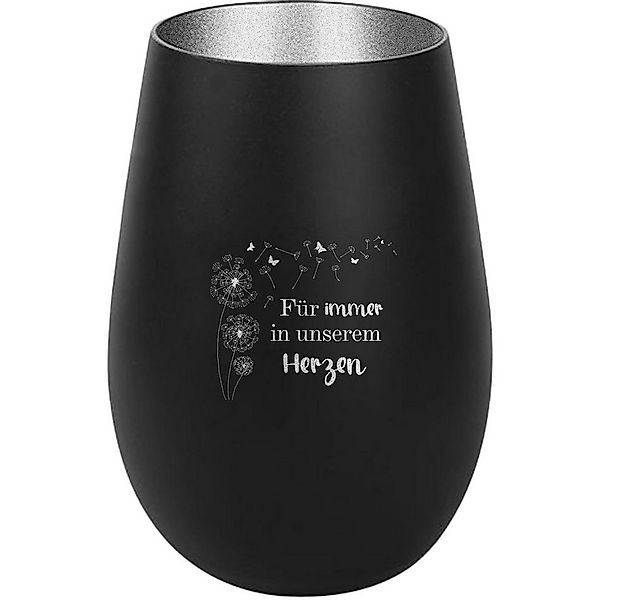 Der Porzellan-Laden Windlicht Trauerlicht mit Gravur 'Für immer in unserem günstig online kaufen