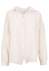 Seasons of April Hemdbluse Oversized Musselinbluse günstig online kaufen