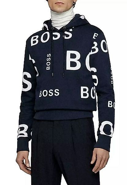 BOSS Kapuzensweatshirt Herren Seeger 33 Sweatshirt ZA mit Kordelzug Metallk günstig online kaufen