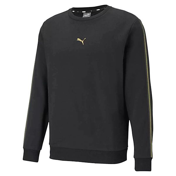 Puma Metallic Nights Crew Sweatshirt M Cotton Black günstig online kaufen