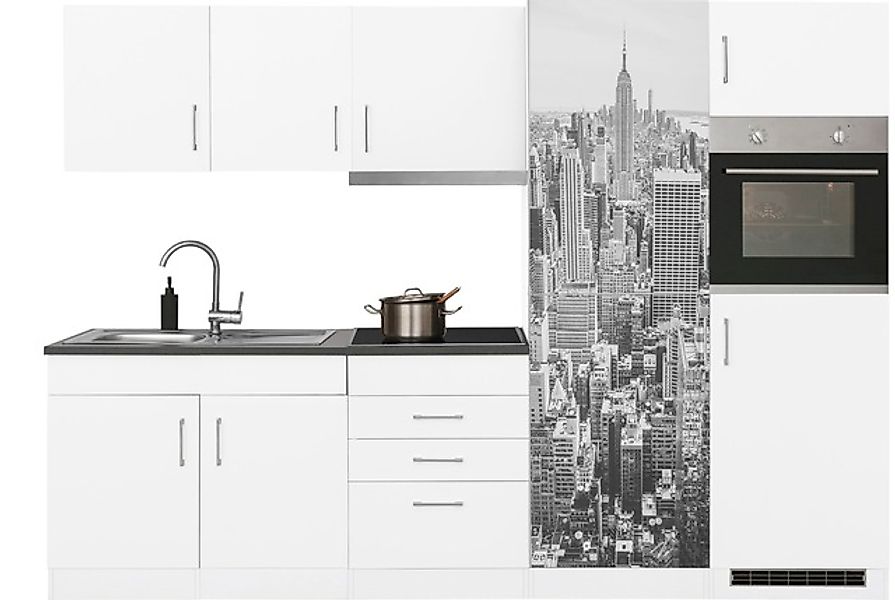 KOCHSTATION Küchenzeile »KS-Paris – Küchen mit einzigartigen Fotomotiven au günstig online kaufen