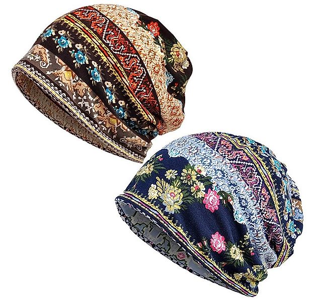 Coonoor Turbanmütze 2 Stücke Slouchy Beanie Hip-Hop Weiche Leichte Laufende günstig online kaufen