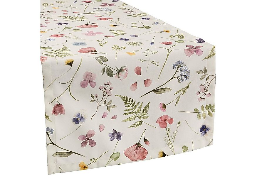 sander table + home Tischdecke Tischläufer "Marianne", Baumwolle Blumen günstig online kaufen