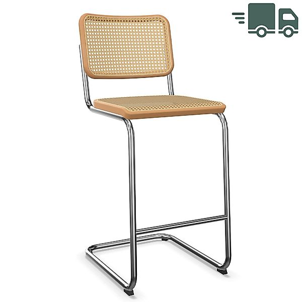 THONET S 32 VH Barhocker | Buche natur gebeizt | Rohrgeflecht-Sitz | Gestel günstig online kaufen