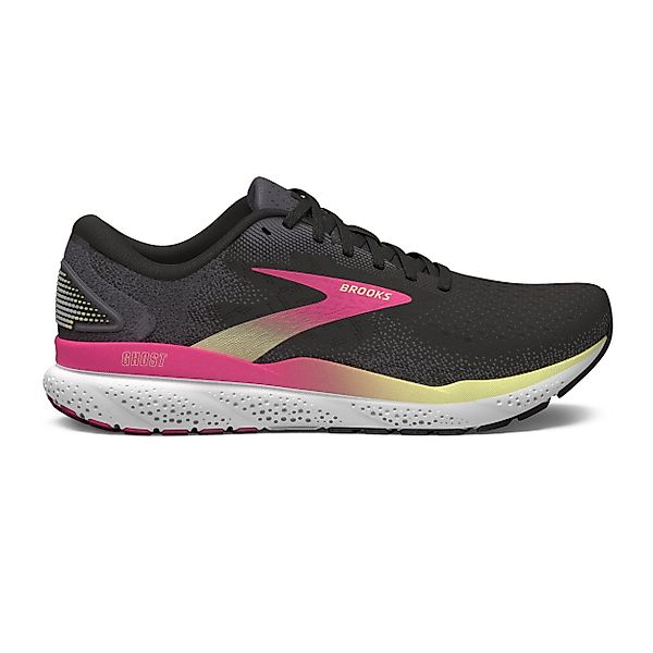 Brooks Ghost 16 BLACK/PINK/YELLOW Laufschuh günstig online kaufen