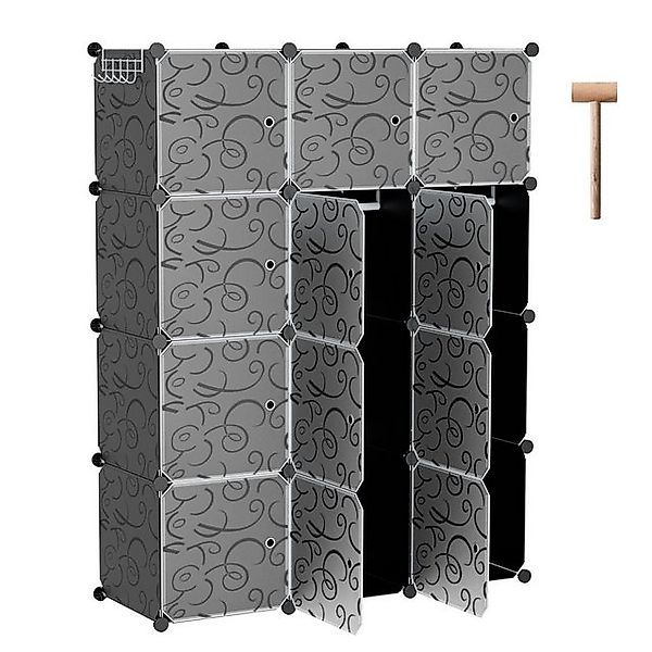 Clanmacy Kleiderschrank DIY 12/16/20 Würfel Kombischrank günstig online kaufen