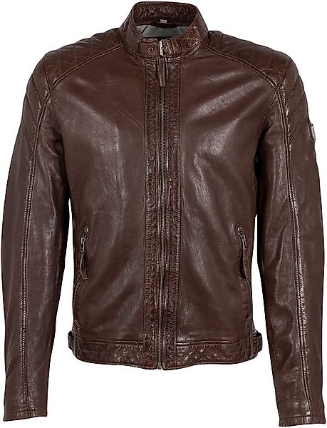 Mauritius Lederjacke GMArrian Reißverschluss, Ziersteppungen günstig online kaufen