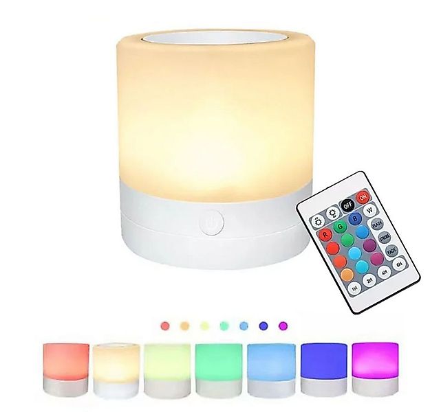 PRIISF USB-Tischleuchte LED Tischleuchte Kabellos Touch-Dimmbare Nachtlicht günstig online kaufen