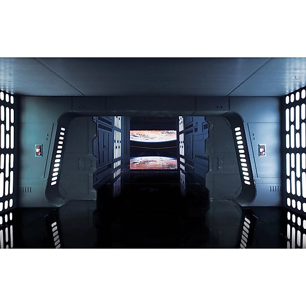 Komar Fototapete Vlies Star Wars Death Star Floor  400 x 250 cm günstig online kaufen