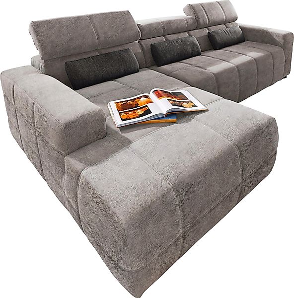 DOMO collection Ecksofa "Brandon große Ausführung B/T/H: 289/177/80 cm, auc günstig online kaufen