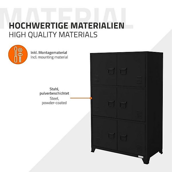 ML-DESIGN Aktenschrank Metallschrank mit Schubladen, freistehender Aufbewah günstig online kaufen