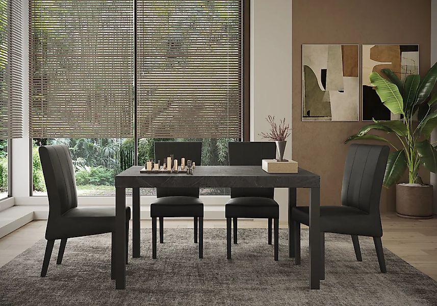 Home affaire Esstisch "Everest 140 x 88 cm, Küchentisch, Esszimmertisch" mo günstig online kaufen