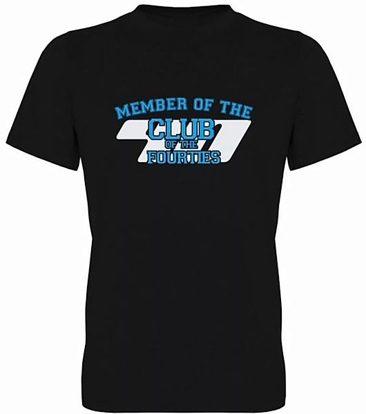 G-graphics T-Shirt 40 – Member of the Club of Fourties Herren T-Shirt, mit günstig online kaufen