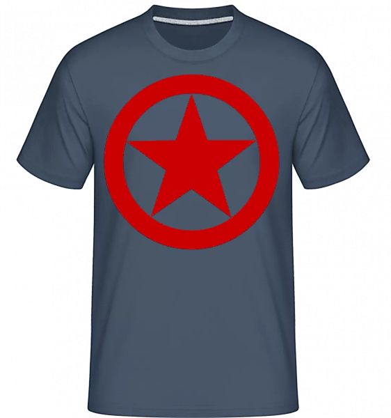 Stern im Kreis Logo · Shirtinator Männer T-Shirt günstig online kaufen