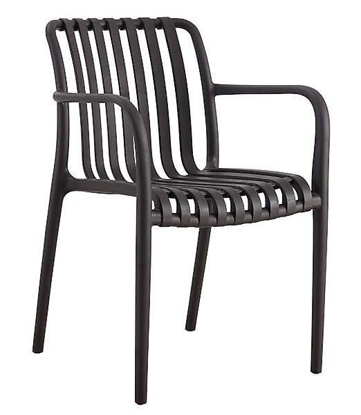 Garten-Stuhl 1 Stück Anthrazit günstig online kaufen