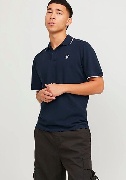 Jack & Jones Poloshirt "JCOHASS LOGO POLO SS LN" günstig online kaufen