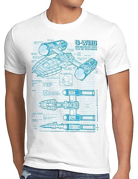 style3 T-Shirt Y-Wing rebellion star krieg wars imperium der sterne vader x günstig online kaufen
