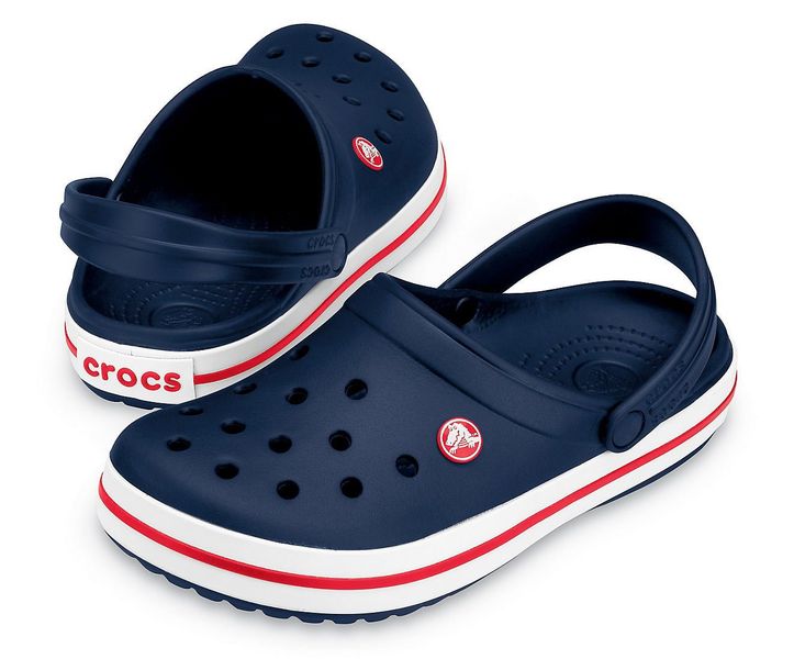Crocs Sandale Crocband Clog navyblau/weiss/rot - günstig online kaufen