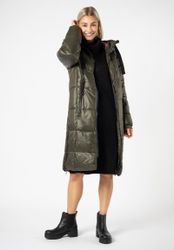 SUBLEVEL Wintermantel Langer Damen Steppmantel mit günstig online kaufen