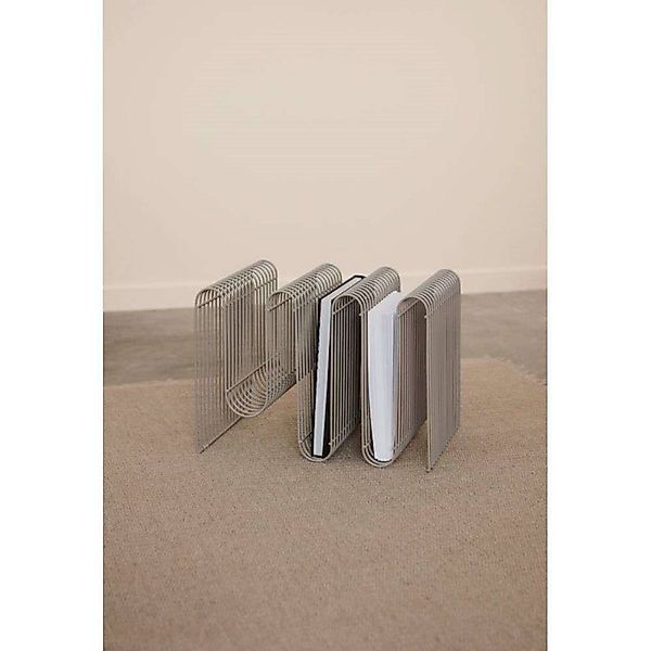 AYTM Magazinhalter Curva, taupe, Metall, 41 cm lang günstig online kaufen