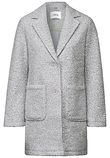 Cecil Wollmantel Curly Fake Wool Revers Coat günstig online kaufen