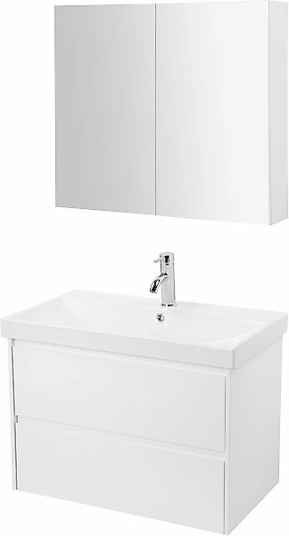 welltime Badmöbel-Set Clarence, Waschplatz mit 2 Auszügen und Softclose Bre günstig online kaufen