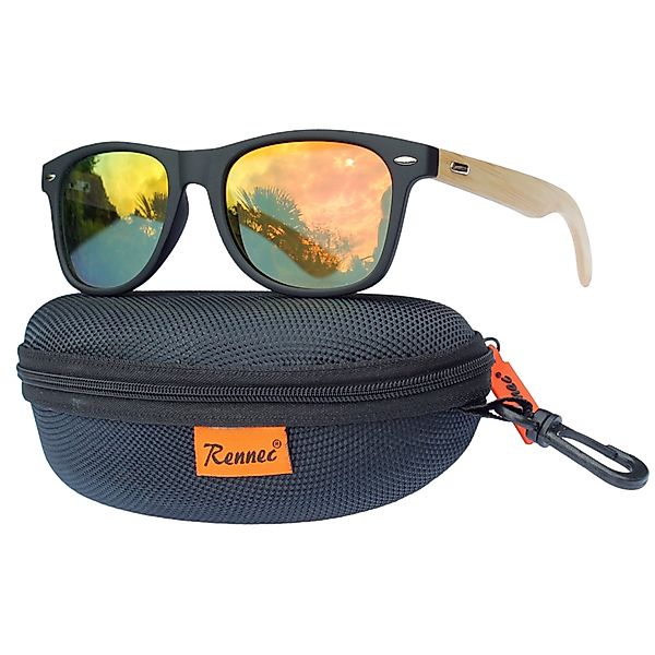 Rennec Sonnenbrille (Brille mit Bambus Holz günstig online kaufen
