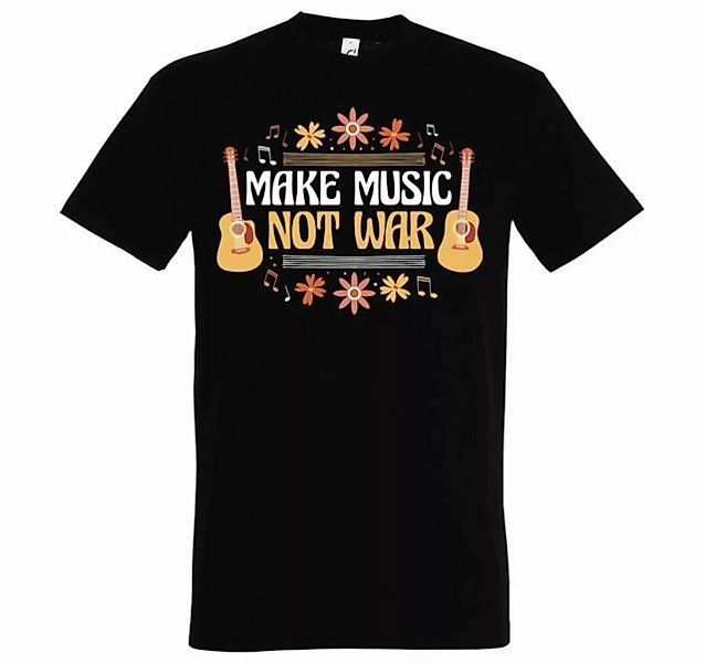 Youth Designz T-Shirt "Make Music Not War" Herren T-Shirt mit lustigem Spru günstig online kaufen