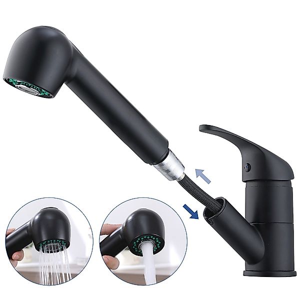 HOMELODY Spültischarmatur Hochdruck Wasserhahn Küche 180° günstig online kaufen