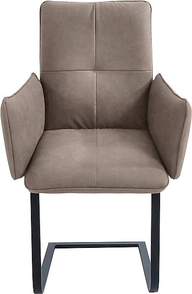 K+W Komfort & Wohnen Freischwinger () Freischwinger, Gestell in Metall schw günstig online kaufen