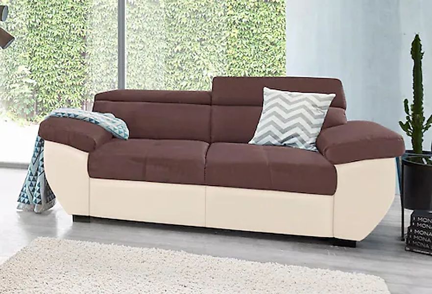 COTTA 2-Sitzer »Speedway«, Big-Sofa mit Kopfteilverstellung günstig online kaufen