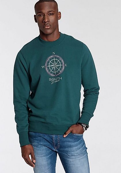 DELMAO Sweatshirt lange Ärmel, lässige Passform, mit Print, Rundhals günstig online kaufen
