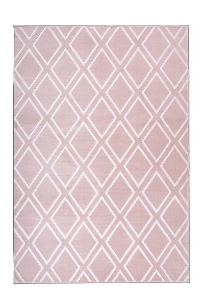 Qiyano Teppich Kurzflorteppich Sebuleni 100 Rosa günstig online kaufen