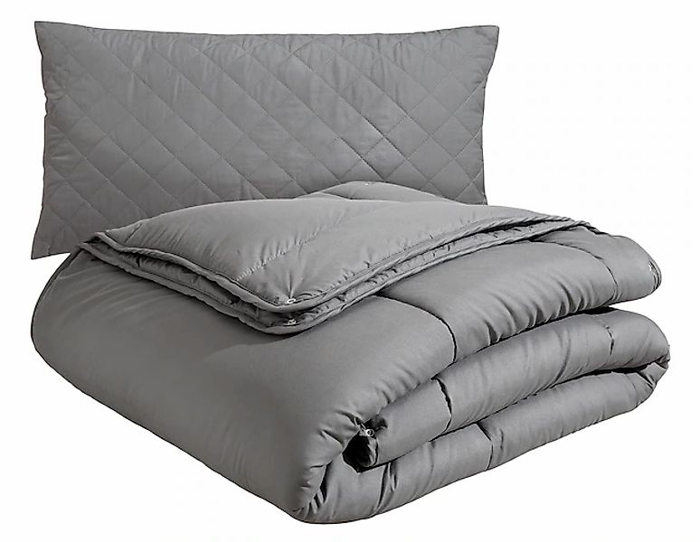 OTTO home Microfaserbettdecke + Microfaserkissen »Claara Spar Set, Decke + günstig online kaufen