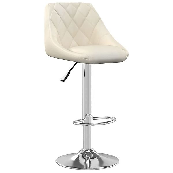 vidaXL Barhocker Barhocker Creme Samt (1 günstig online kaufen