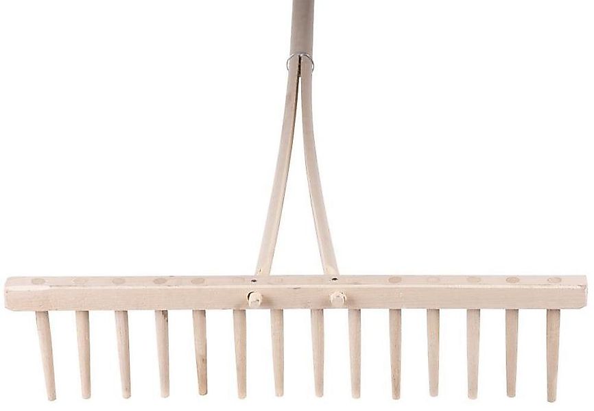 PROREGAL® Gartenrechen Holz-harke 14 Zinken günstig online kaufen