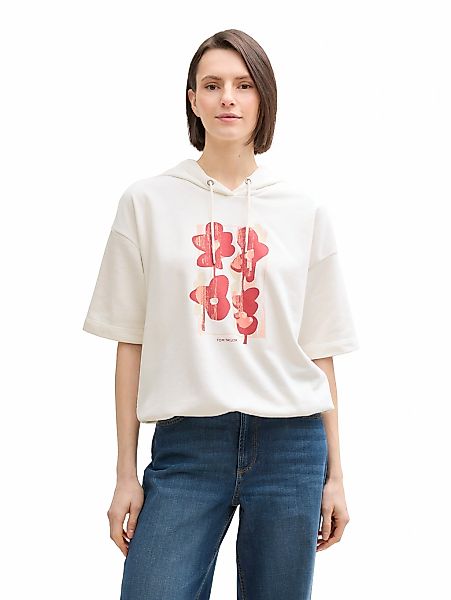 TOM TAILOR Hoodie, mit Front Print günstig online kaufen
