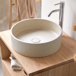 Tikamoon Waschbecken Rundes Waschbecken Gina aus günstig online kaufen