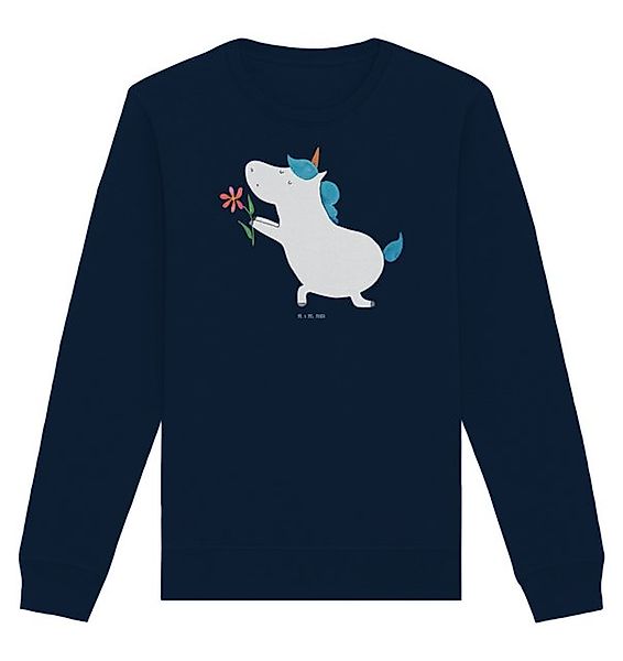 Mr. & Mrs. Panda Longpullover Größe S Einhorn Blume - French Navy - Geschen günstig online kaufen