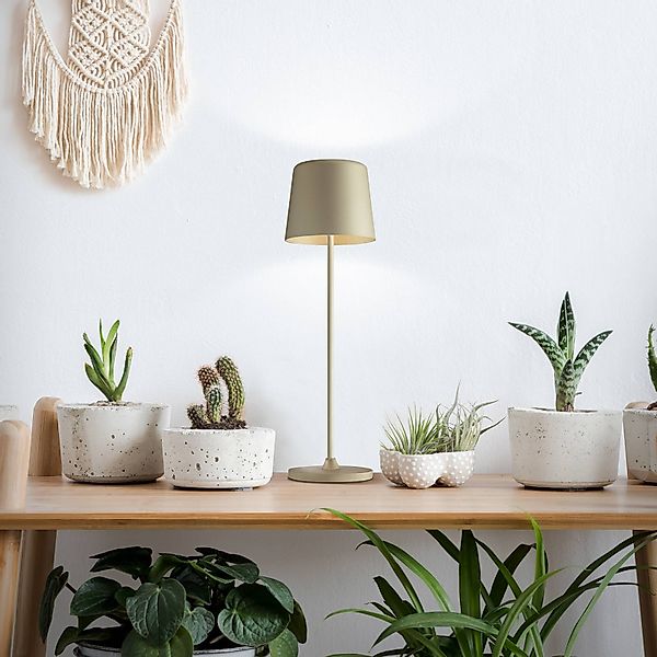 Brilliant LED Tischleuchte Kaami - mobile LED Außen Tischlampe, Dimmfunktio günstig online kaufen